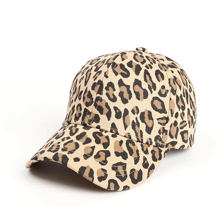 Cow Pattern Leopard Adjustable Zebra Pattern Baseball Cap Hip Hop Shading Printing Unisex Spring Summer Snapback Dad Hat