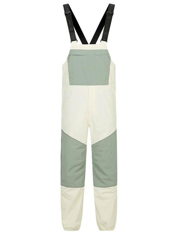 Splicing large pockets warm outdoor ladies jumpsuits