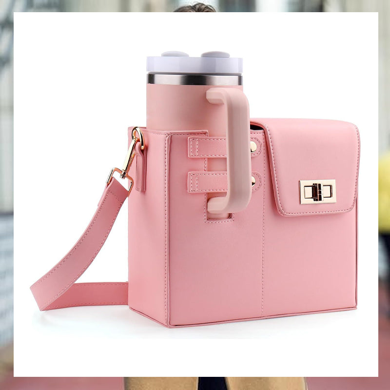 Crossbody Bag with Sports Water Bottle Holder for Women - tree - Codlins