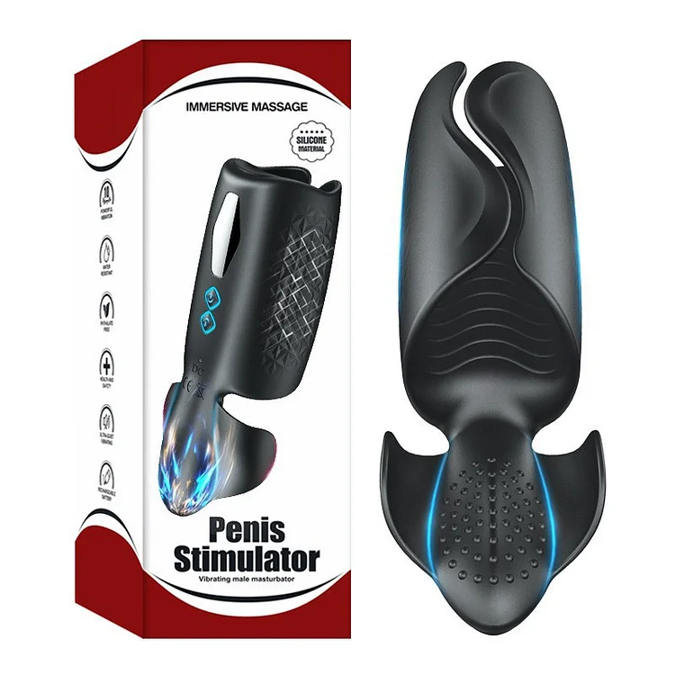 Massager Men's Vibrating Pulse Aircraft Cup Masturbator