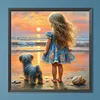 Beach Girl-Full Round Diamond Painting 40*40cm