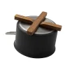 Cross-Shaped Magnetic Wooden Heat Insulation Pad Portable Pot Base Household Wooden Pot Pad