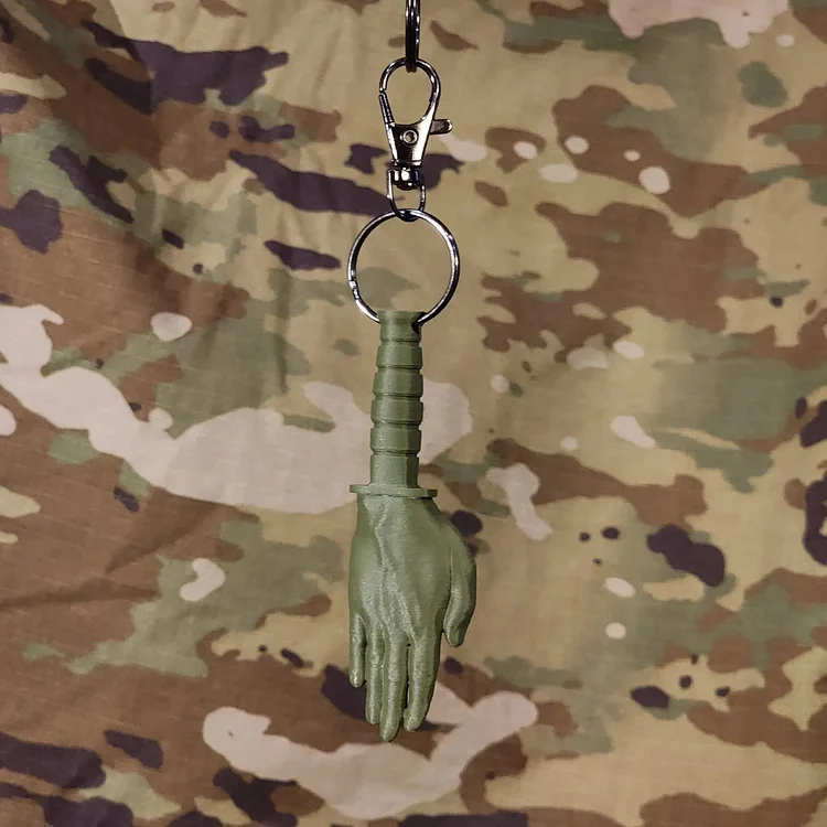 🔪Hand Keychain - Great Military gift for Army, Marines, Navy, Airforce