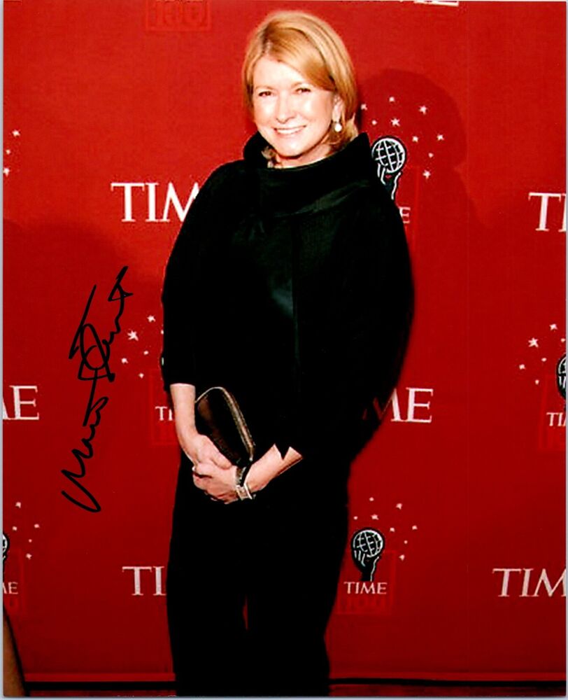 MARTHA STEWART Signed Autographed 8x10 Photo Poster painting D