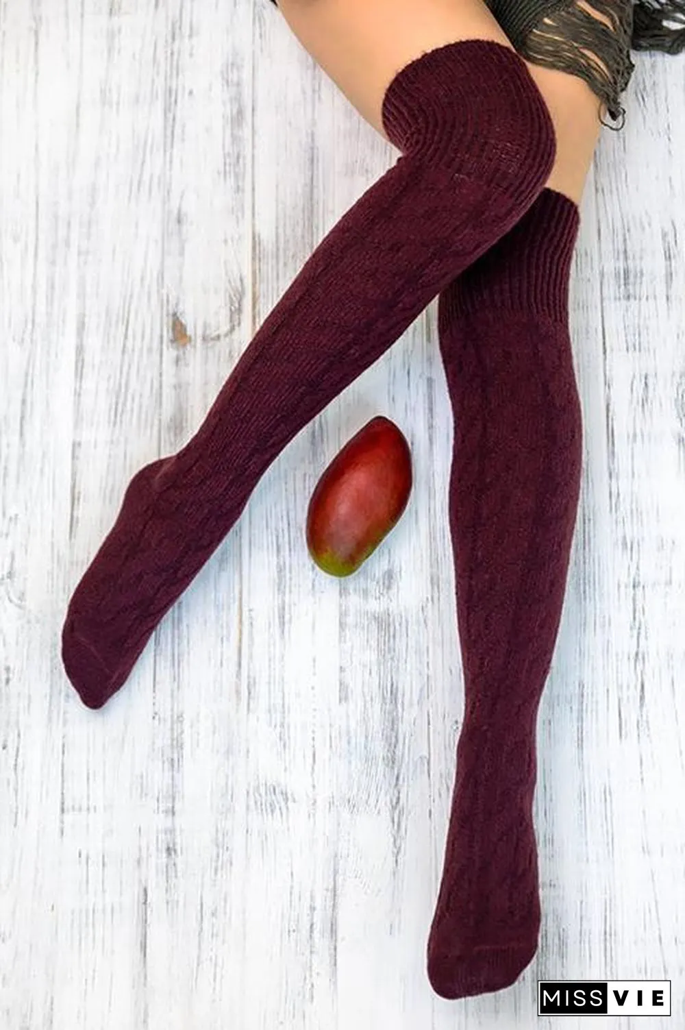 Wool Over The Knee Socks