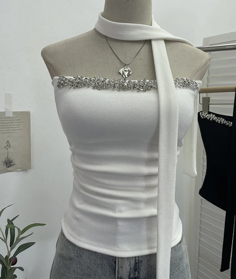 Zingj Real Shooting Around The Neck Fluttering Heavy Industry Nail Drill Chest Sleeveless Top With Chest Pad Short Cash Folding Vest 9198