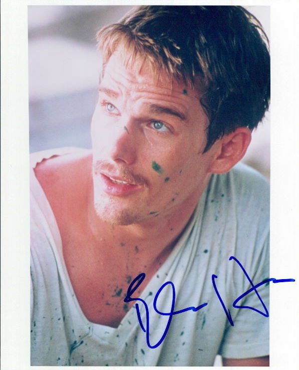 Ethan Hawke (Reality Bites) signed 8X10 Photo Poster painting COA