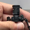 1/6 mini camera miniature ornament, lens can be replaced, tripod can be installed