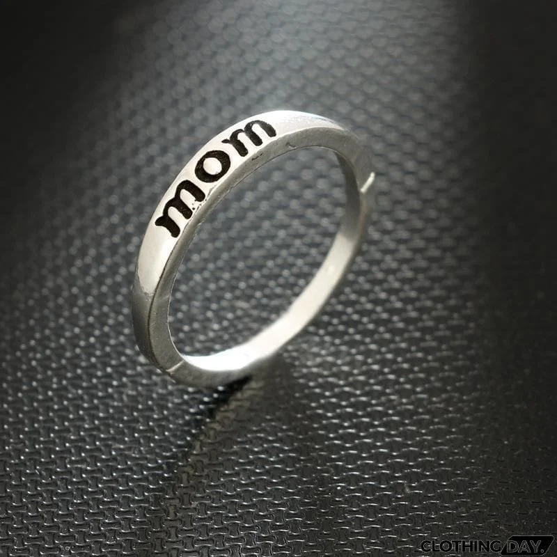 Hot Selling Fashion Jewelry Gift MoM Ring For Mother