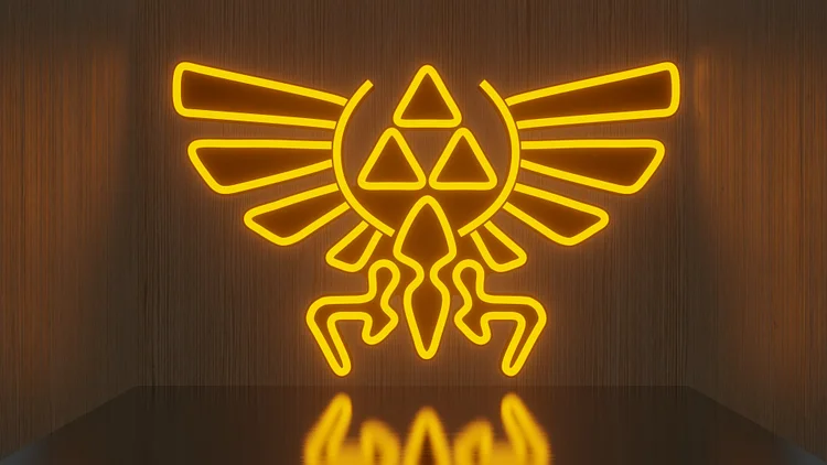 Triforce Legend of Zelda Neon Sign LED Custom Anime Neon Sign