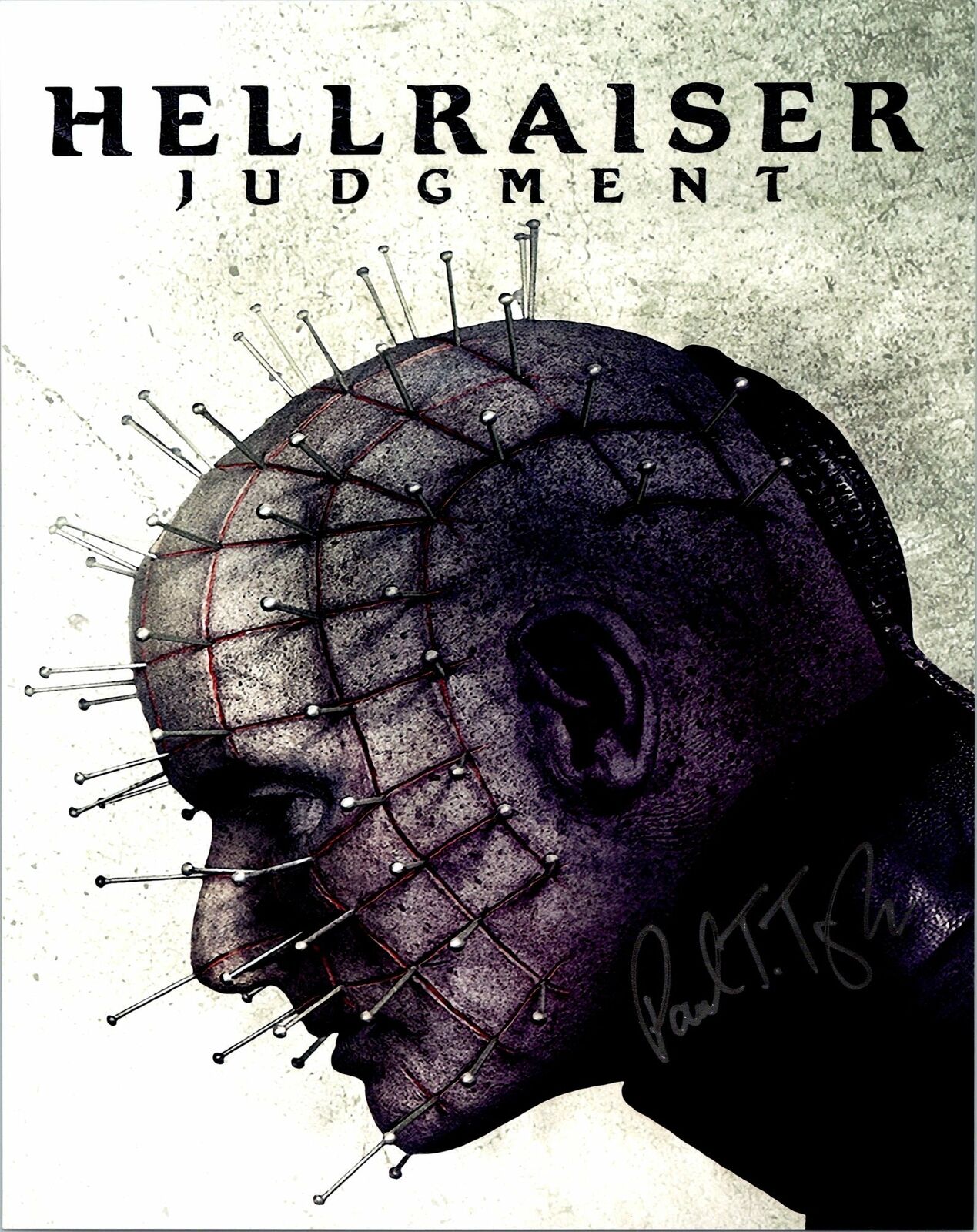 Paul T. Taylor Signed 8x10 Photo Poster painting - Pinhead from Hellraiser