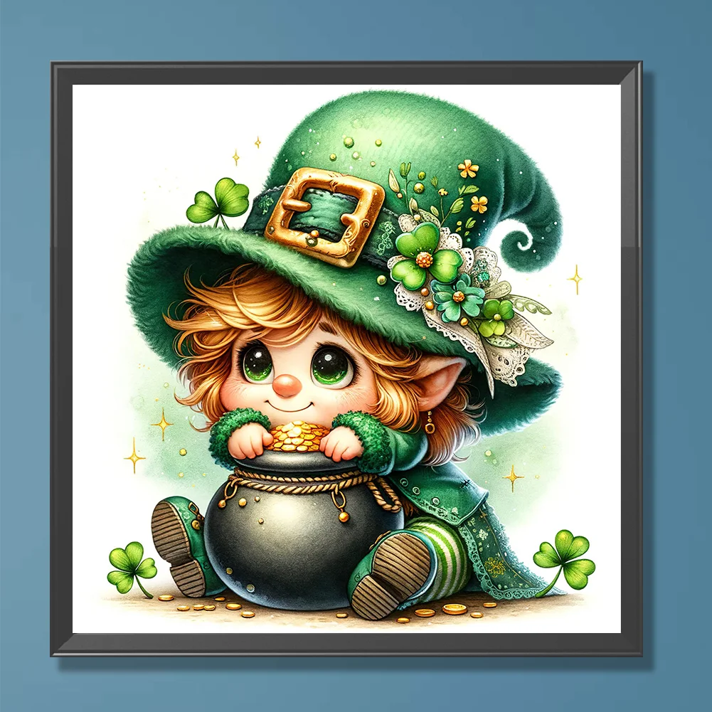Diamond Painting - Full Round Drill - St.Patrick's Day(Canvas|30*30cm)