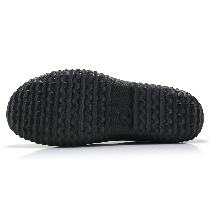 Mens Kitchen Working Shoes Non-slip Waterproof Chef Shoes Casual Unisex Work Shoes Water Shoes Rain Cotton Boots Plus Size 35-49