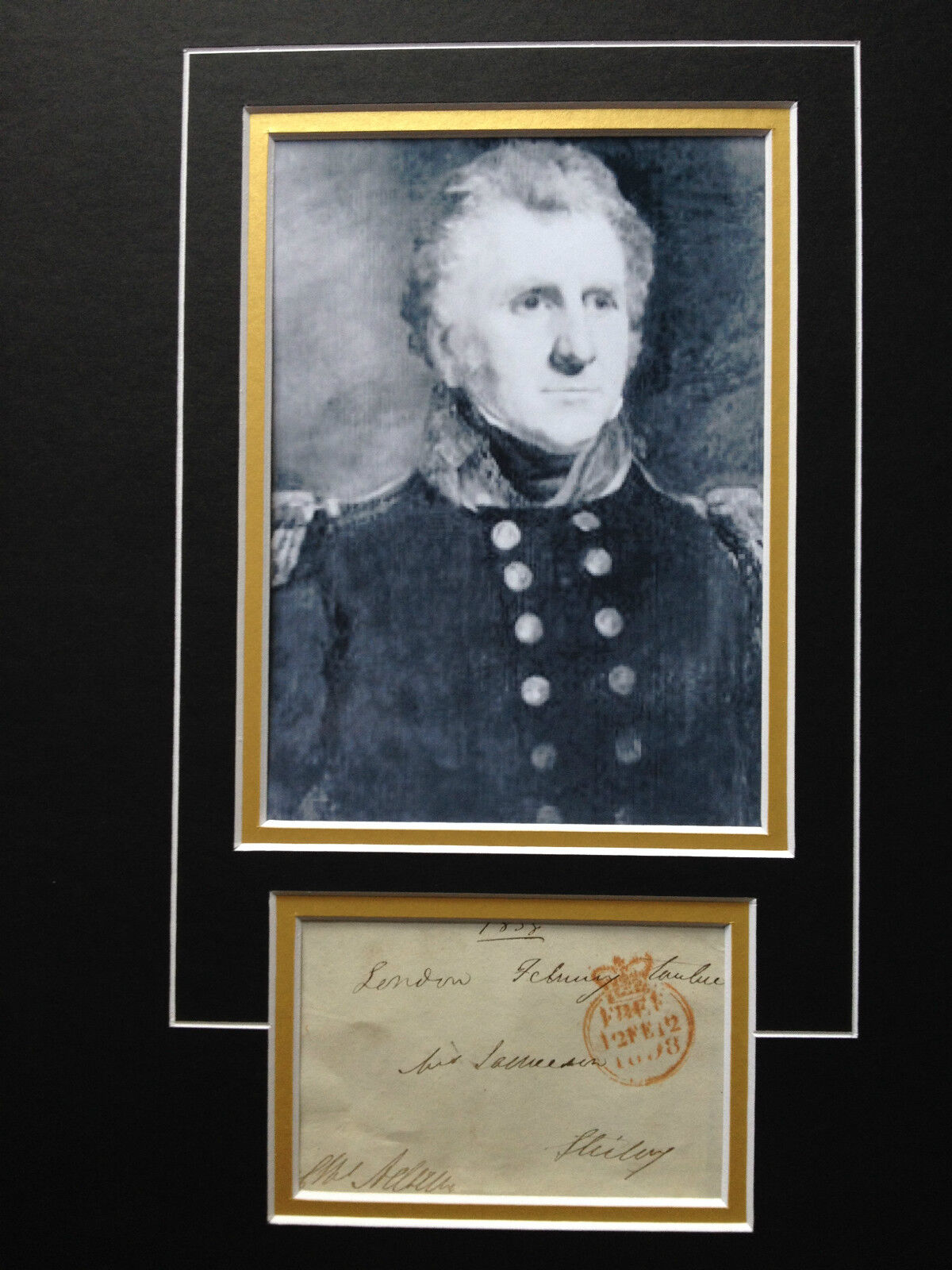 SIR CHARLES ADAM - DISTINGUISHED NAVAL ADMIRAL - SIGNED Photo Poster painting DISPLAY