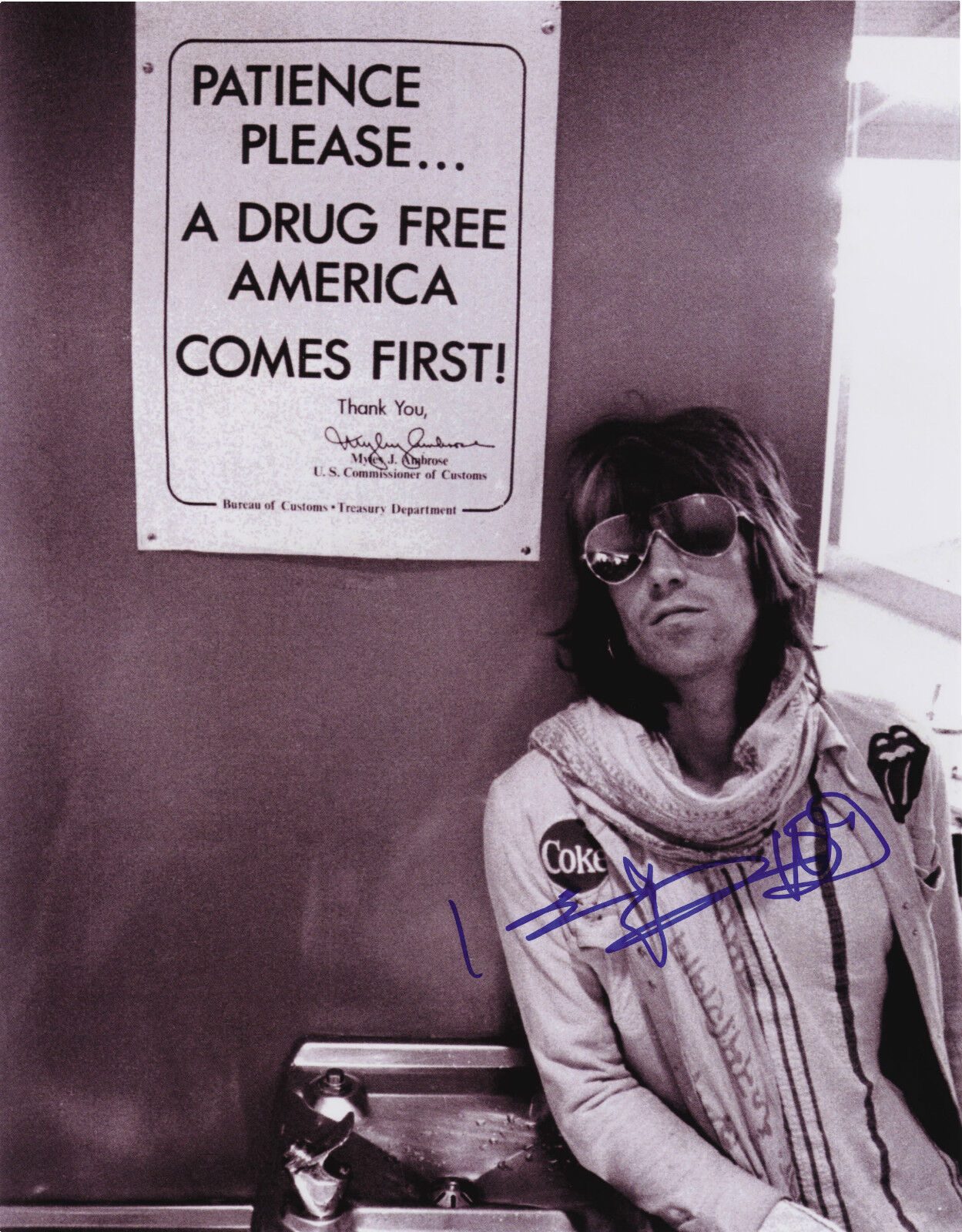 KEITH RICHARDS Signed Photo Poster paintinggraph Rock Guitarist Composer ROLLING STONES preprint