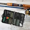 277Pcs Carp Fishing Lures Accessories with Storage Box Swivels Bait Hooks Set