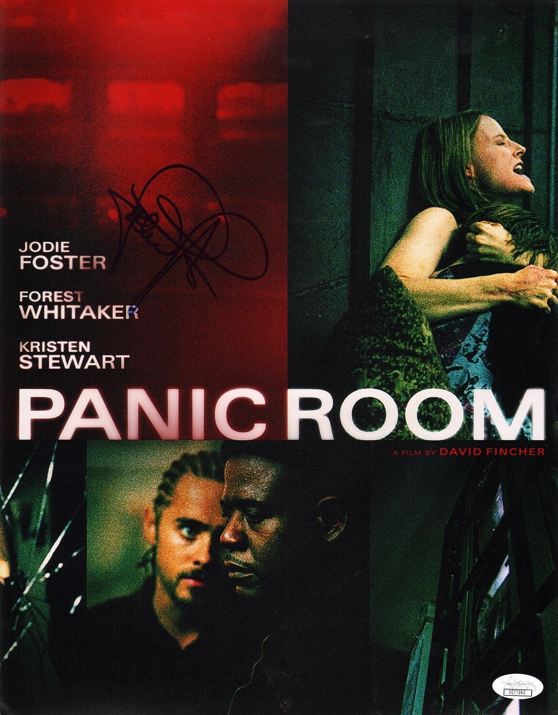 ~~ JODIE FOSTER Authentic Hand-Signed PANIC ROOM 11x14 Photo Poster painting (JSA COA) ~~