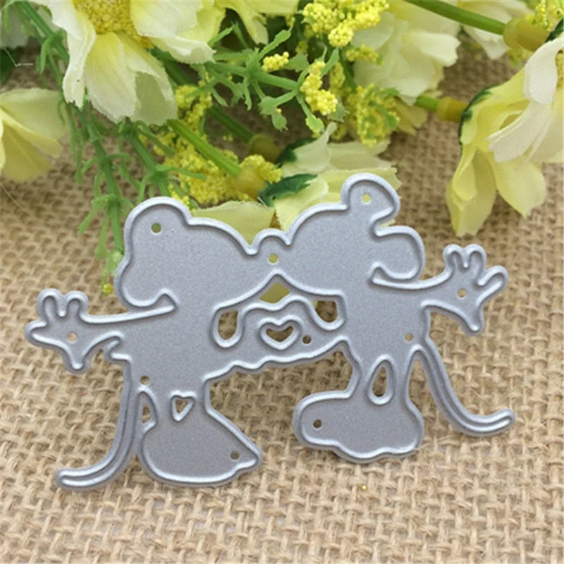 Love cartoon mouse for Scrapbook Metal Cutting Dies Stencil Scrapbooking Photo Album Card Paper Embossing Craft DIY