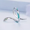  925 Sterling Silver Snake Wrap Ring