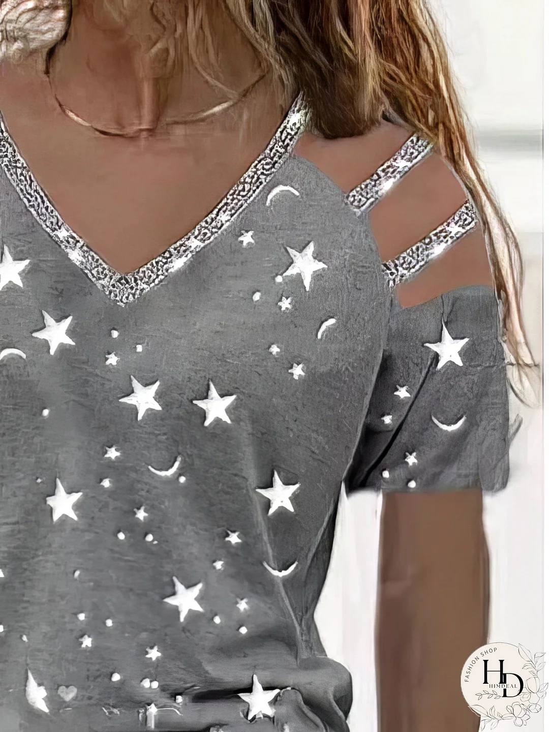 Summer Star Print T-Shirt