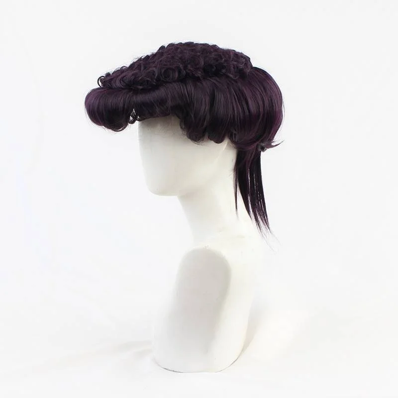 JoJo's Bizarre Adventure: Diamond Is Unbreakable Josuke Higashikata Dark Purple Cosplay Wig