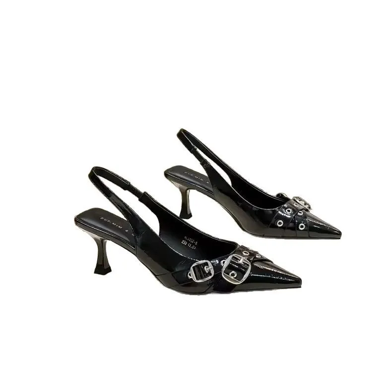 Yyvonne Bag Head Sandals Spring And Summer New High-End Light Tip Beautiful Back Empty Women's Sandals