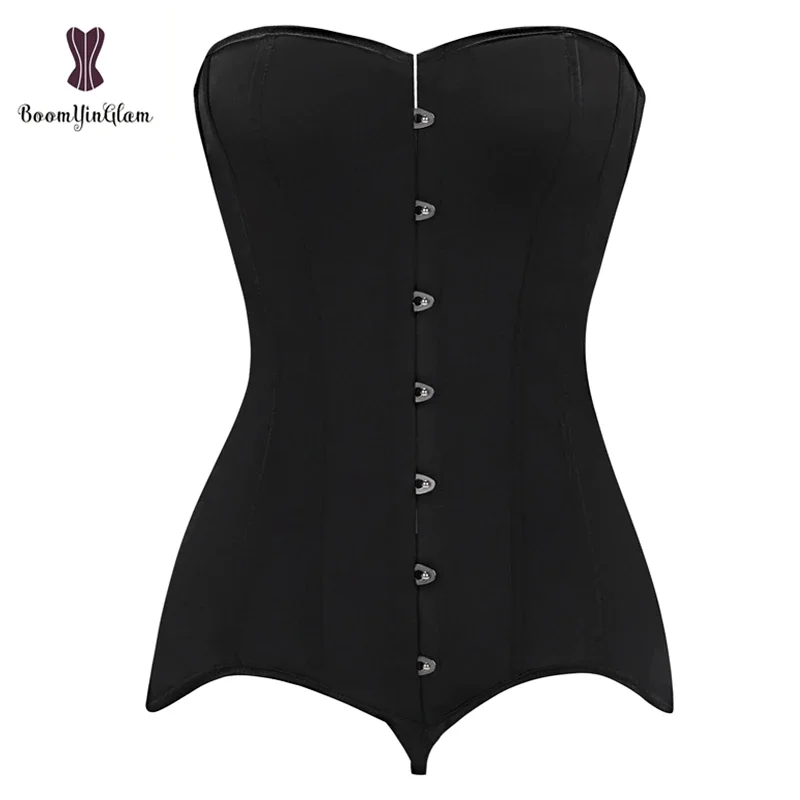 Billionm Material Hip Liffer Shapewear 14 Spiral Steel Boned Women's Overbust Bustier Corsets Top Slimming Body Shaper Corset