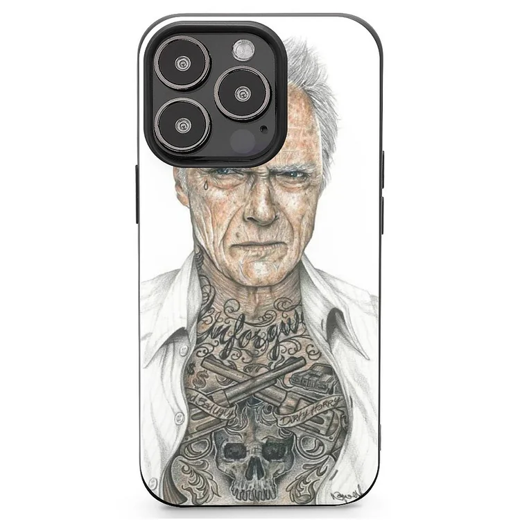 OG Eastwood Mobile Phone Case Shell For IPhone 13 and iPhone14 Pro Max and IPhone 15 Plus Case - Heather Prints Shirts