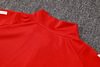 Joyfball 2024/2025 Manchester United Long Zipped Jacket Red Football Jersey 1:1 Thai Quality