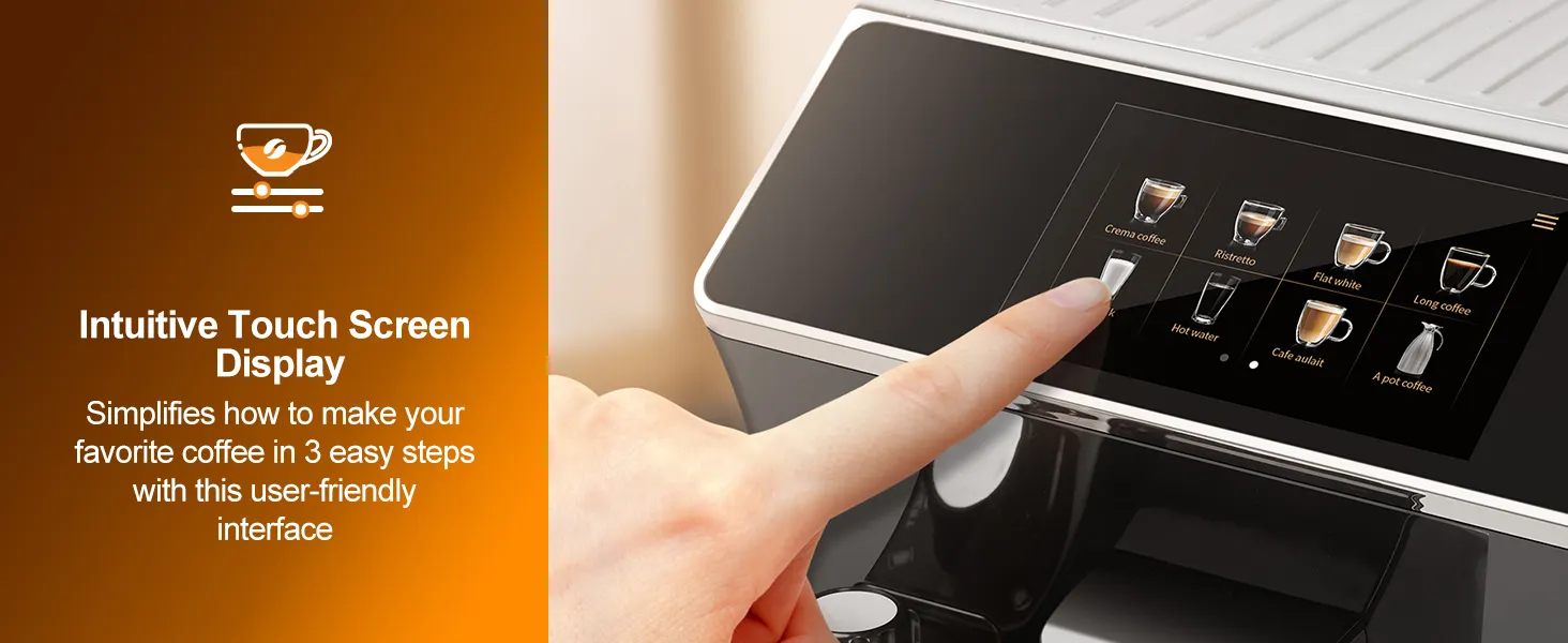 Super-Automatic Coffee Machine With Smart Touch Screen| Best