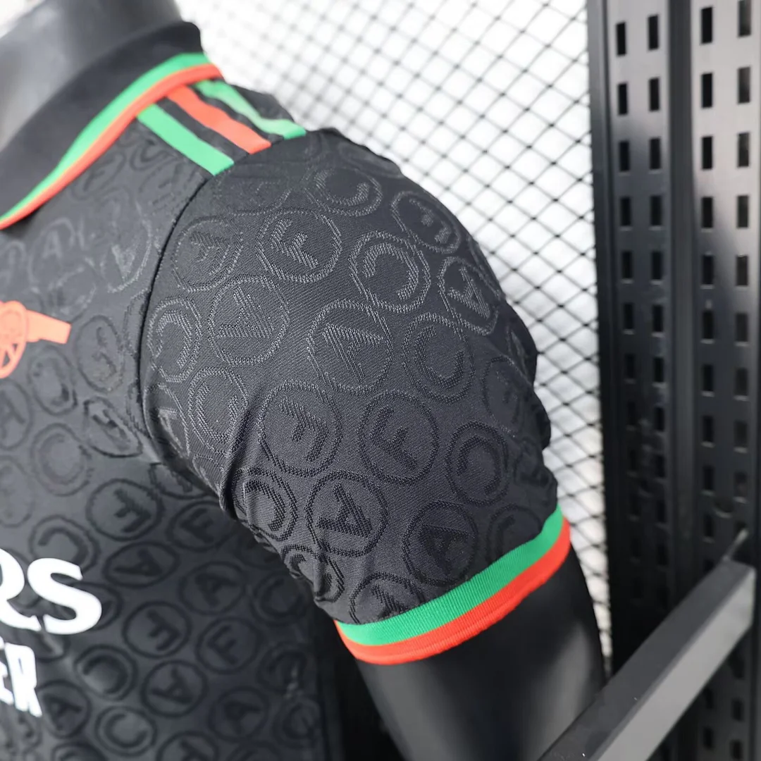 25/26 Arsenal Special Edition Black Player Version Football T-Shirt Thai Quality