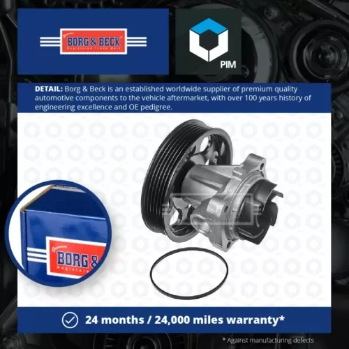 Water Pump fits VAUXHALL CORSA C, D 1.3D 2003 on Coolant B&B 012855461 12855461 Parts