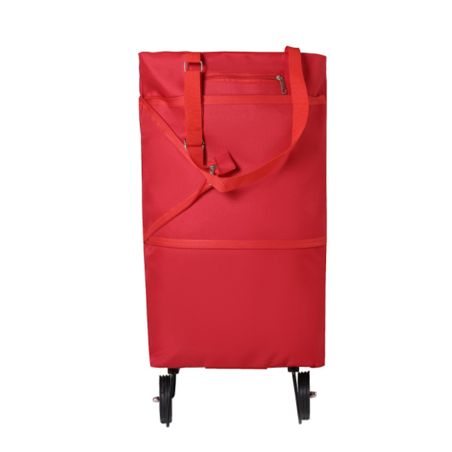 2 in 1 Foldable Shopping Cart - Foldable Basket (Premium Quality)