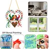 Diamond Painting Hanging Ornament Lovebirds Heart Wreath 9.45x9.45in