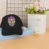 DIY diamond painting baseball cap | skull