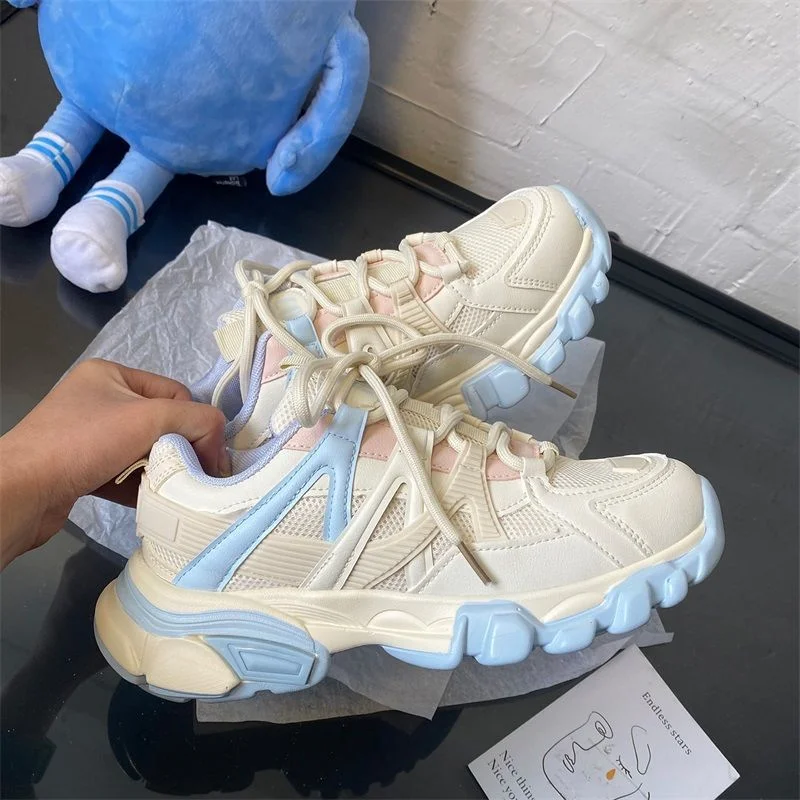 Yyvonne Designer Classic Women's Vulcanize Shoes Retro Platform Casual Sneakers Women Leisure Jogging Shoes Fashion Vulcanized Sneaker