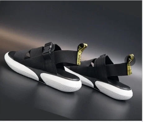 Fashion open toe sports sandals T-shaped buckle thick heel platform shoes 2020 women's summer flat casual shoes women's slippers