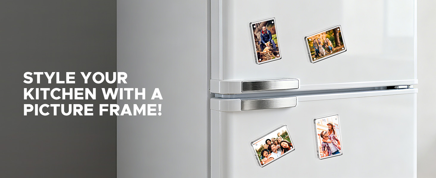 Car Visor Photo Clip - Acrylic Car Photo Holder , Strong Magnet Visor Clip Photo Frame