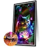 (40*70cm)Cat - Full Round Drill Diamond Painting