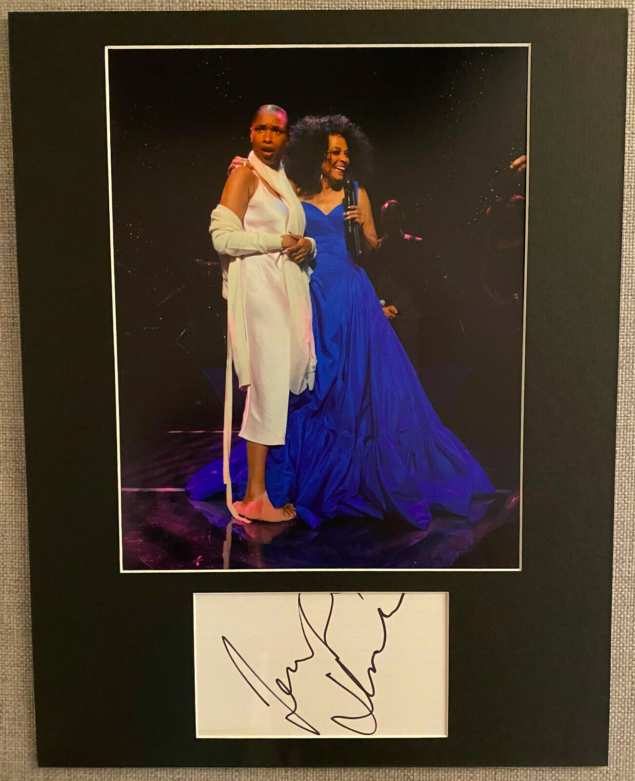 Jennifer Hudson Signed Autograph Photo Poster painting Display - Diana Ross, Chicago, Authentic