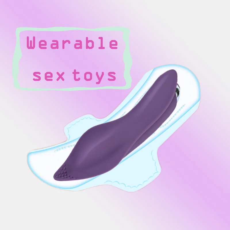 Licking Vibration Invisible Wearing Female Vibrator - Rose Toy