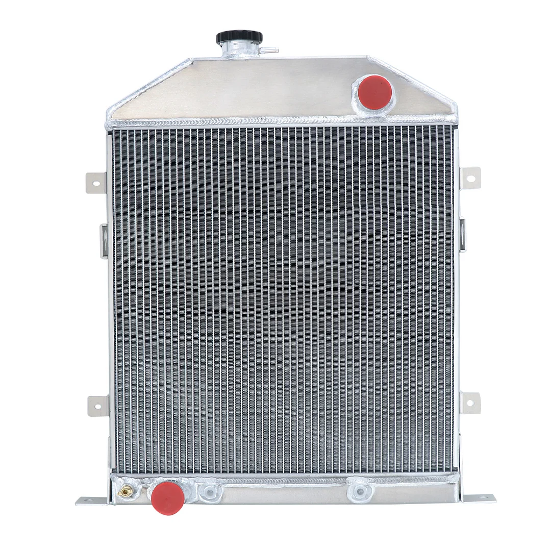 Alloyworks 3 Row Aluminum Radiator for 1942-1948 1943 1945 47 Ford Coupe Ford Configuration