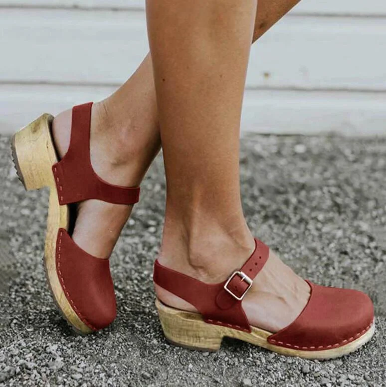 Women Wedge Sandals Female Platform Boots Mid Heel Sandal Back Strap Casual Shoes Ladies Sandals Womens Shoes Plus Size