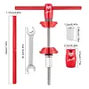 Mountain Bike Headset BB Press Tool Waterproof Cycling Repair Tools (Red S)