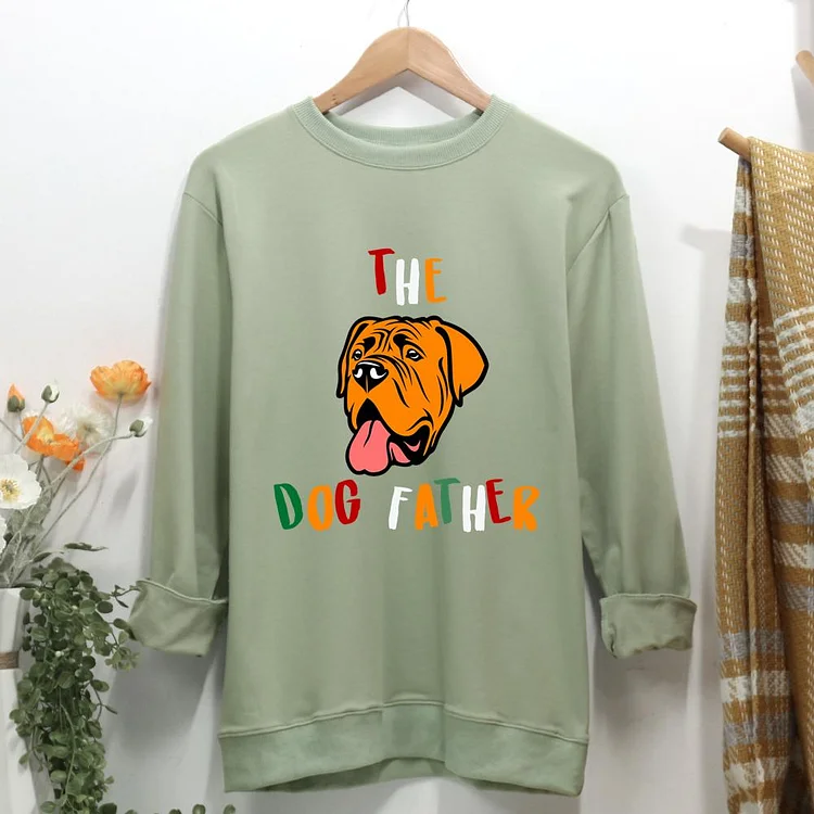 the dog father Women Casual Sweatshirt-0021344