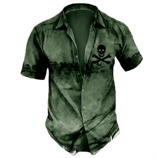 HAWAIIAN SKULL T-SHIRT