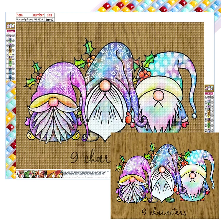 Three Goblins 50*40CM(Canvas) Full Square Drill Diamond Painting gbfke
