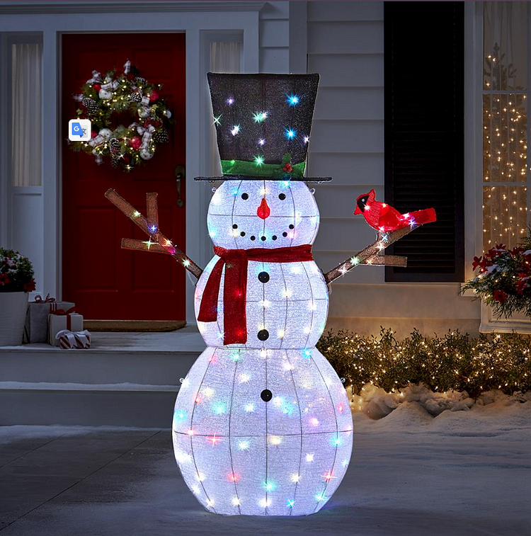 🔥kukelife🔥6' Twinkling Snowman