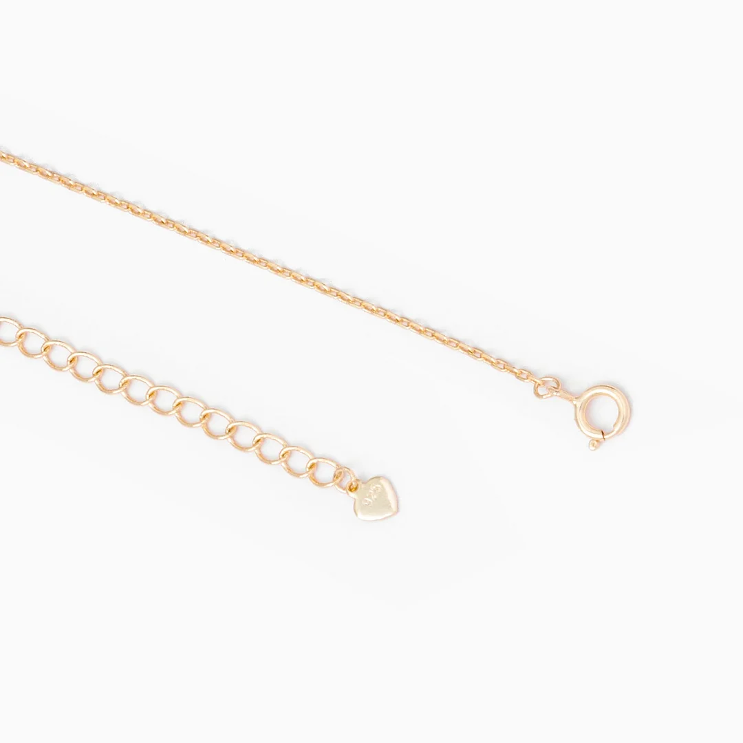 Lucky Heart Necklace WITH SIX ROSES