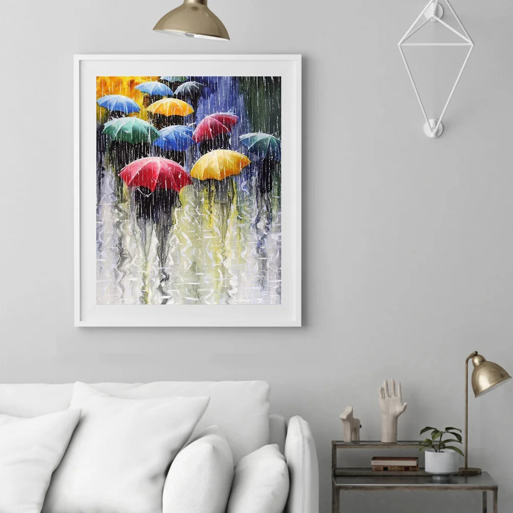 Rain Street - Paint By Number(40*50cm)